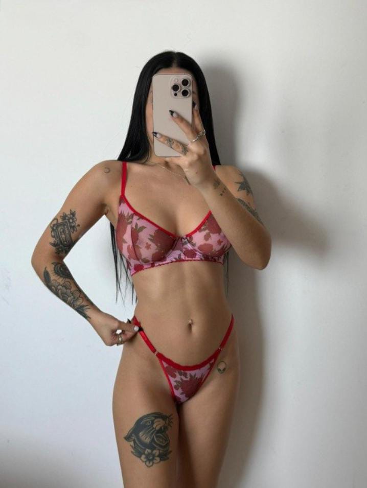 Conjunto con aro de tul estampado 